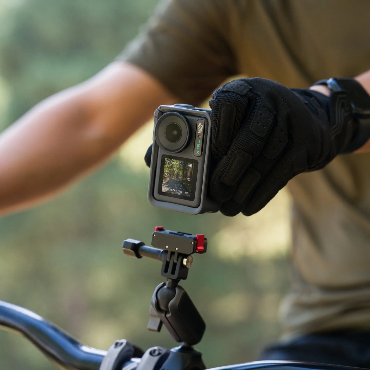 Xtra Edge Pro: 4K Action Camera with 1/1.3" Sensor & Night View