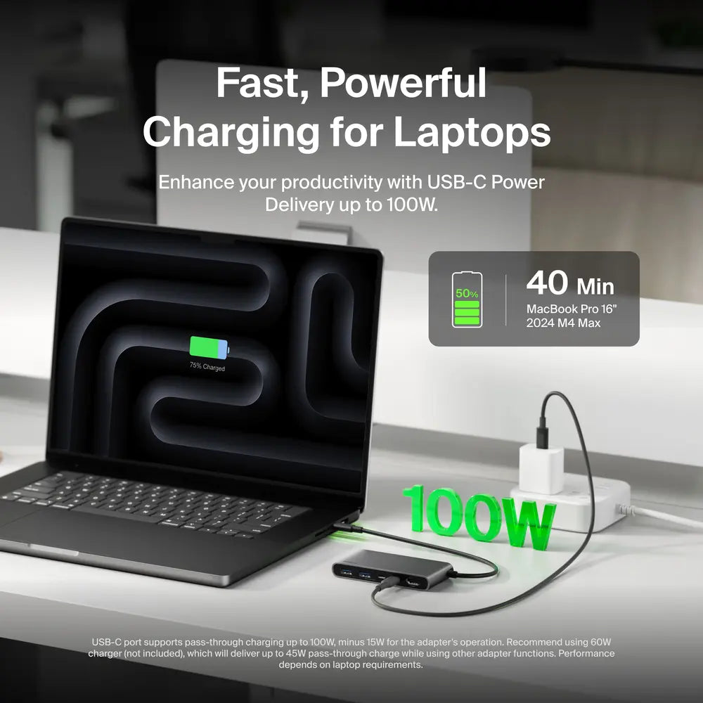 Belkin Connect 5-Port USB-C Hub with Dual USB-C Ports