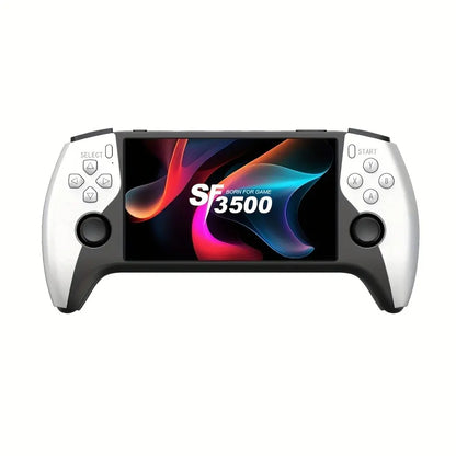 WUDS SF3500 Retro Handheld Game Console-Handheld Game Console with HD 5.5-Inch IPS Screen Classic Video Games Supports TV Connection,14+ Emulators Protection Player Portable