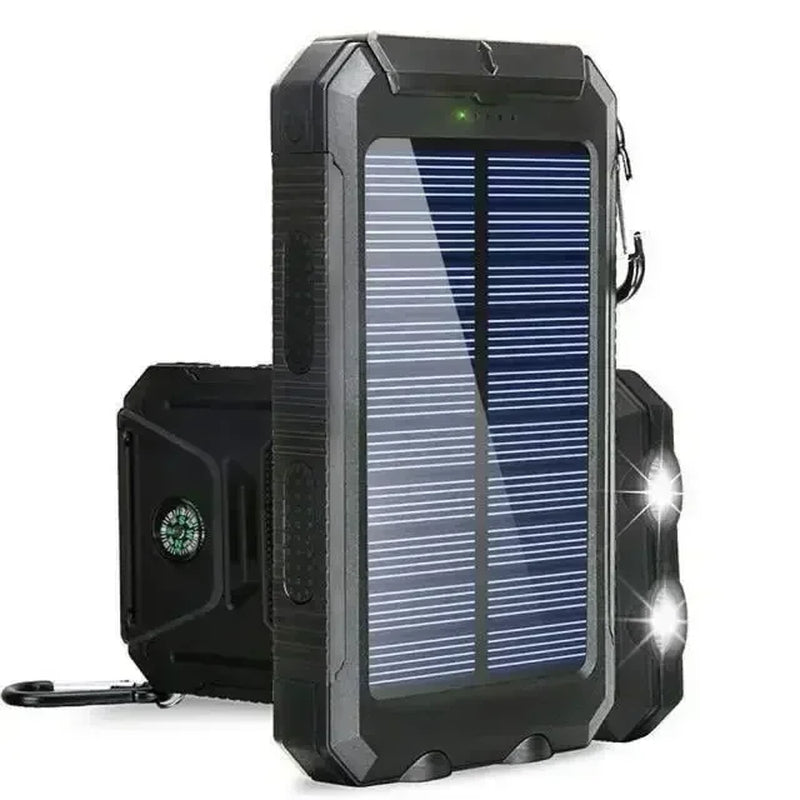 Waterproof Outdoor Solar Power Bank 30000Mah Dual USB Travel Outdoor Portable Mobile Phone Charger Solar Power Bank for Camping