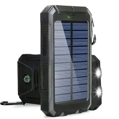 Waterproof Outdoor Solar Power Bank 30000Mah Dual USB Travel Outdoor Portable Mobile Phone Charger Solar Power Bank for Camping