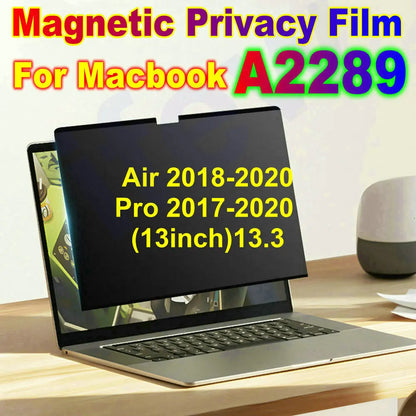 Magnetic anti Spy Privacy Screen Protector for Macbook Pro 14 M5 Air 13.6 Inch M4 Tablet PC Monitor Magnet Removable Film Guard