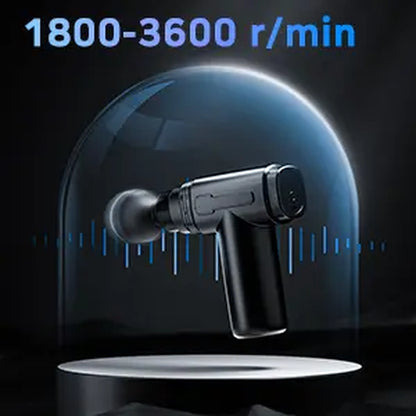 Mini Deep Tissue Massage Gun for Pain Relief & Muscle Therapy | Percussion Massage Devices with 20 Speeds, 6 Heads, Low Noise Level & EHISPER Technology, Lcd Touch Screen, Father'S Day, Lcd Display, Neck Care, Battery Powered, Gift, Durable, Gym, Silent,,