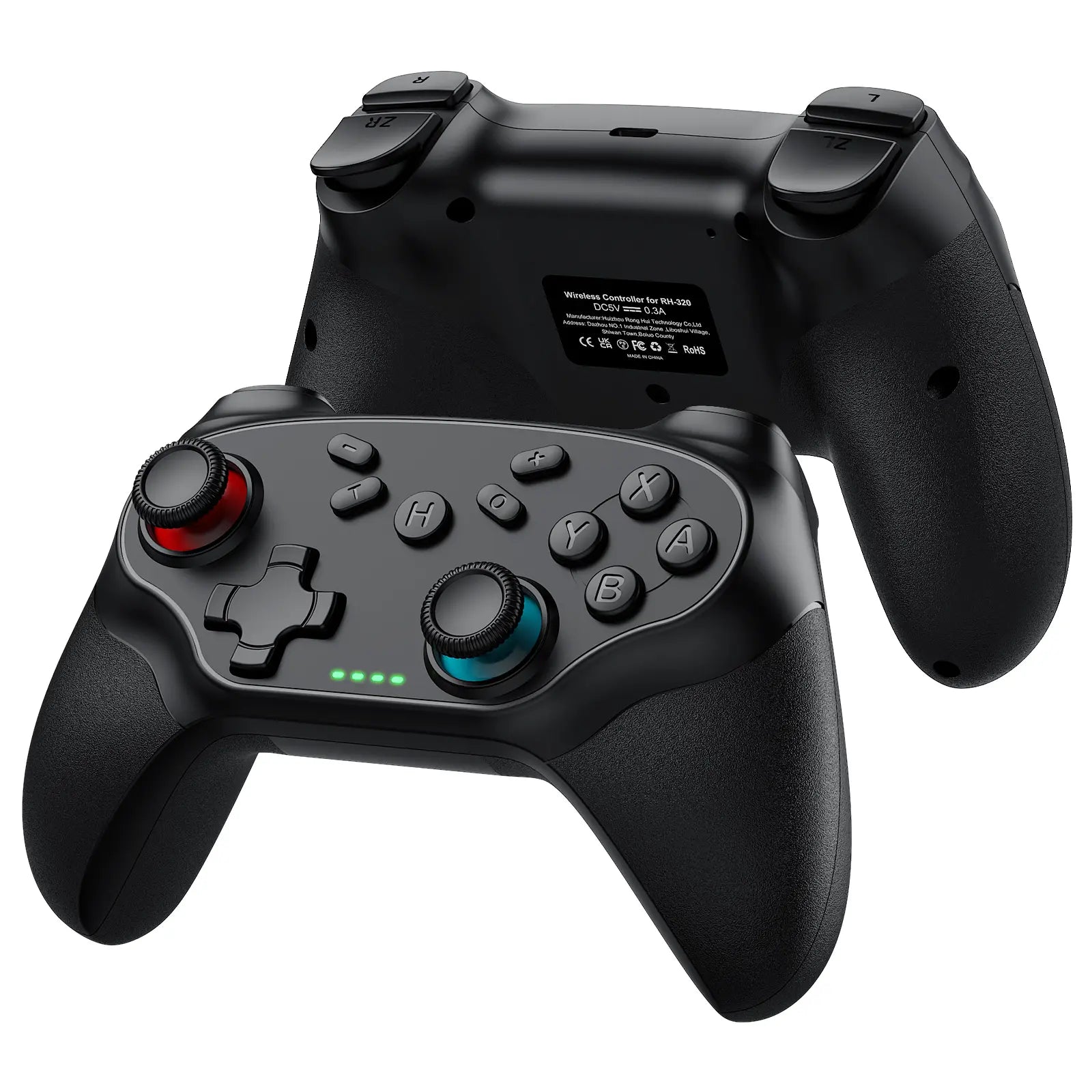 2-Pack Wireless Controller for Nintendo Switch, Switch 2/1 Lite/Oled/Pc/Android/Ios, Dual Vibration, Screenshot, Bluetooth, Turbo, 2 Pack, Enhanced Gaming Experience, Long Battery Life