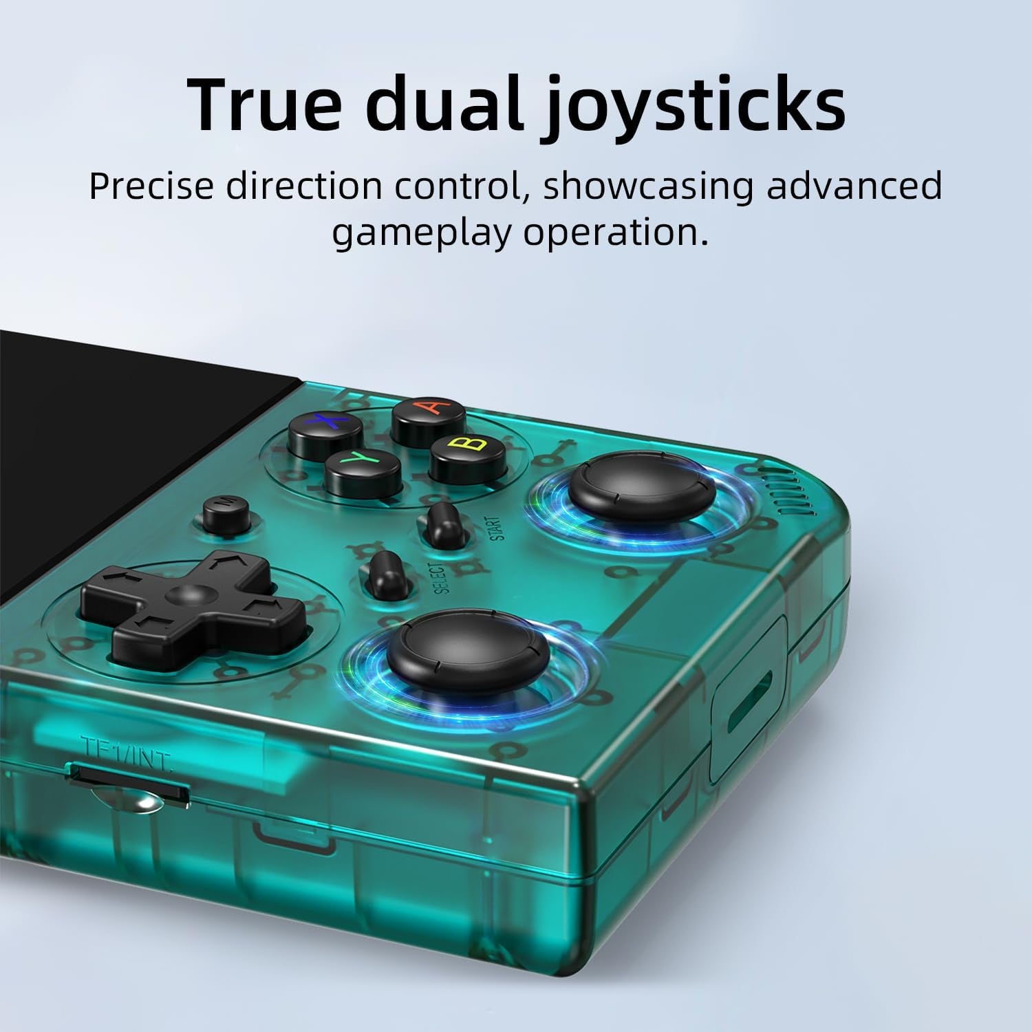 Anbernic RG35XX Pro Retro Handheld Game Console, 3.5" IPS OCA Screen, Linux System, 64GB, Wifi Bluetooth, HDMI Output, 7H Battery, Ideal for Travel Commute Home Outdoor Rg35Xxpro Teal T