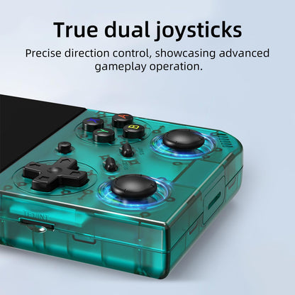 Anbernic RG35XX Pro Retro Handheld Game Console, 3.5" IPS OCA Screen, Linux System, 64GB, Wifi Bluetooth, HDMI Output, 7H Battery, Ideal for Travel Commute Home Outdoor Rg35Xxpro Teal T