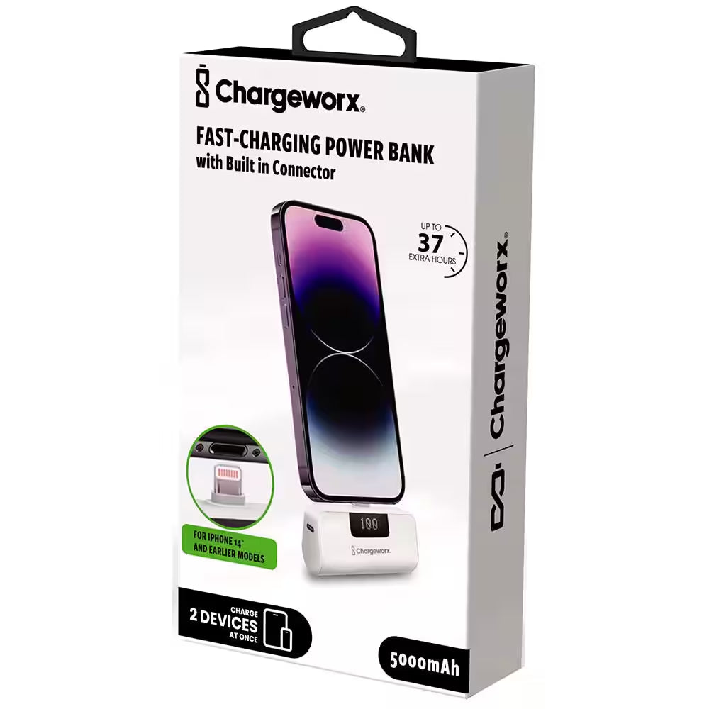 5000MAH Power Bank Lightining Connector