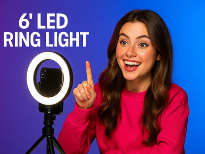 LED Ring Light Studio Setup