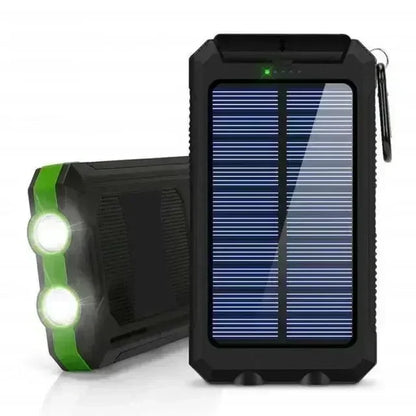 Waterproof Outdoor Solar Power Bank 30000Mah Dual USB Travel Outdoor Portable Mobile Phone Charger Solar Power Bank for Camping