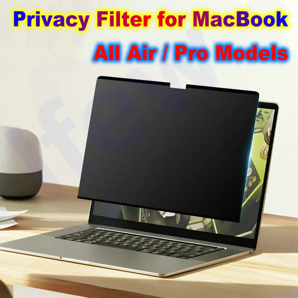Magnetic anti Spy Privacy Screen Protector for Macbook Pro 14 M5 Air 13.6 Inch M4 Tablet PC Monitor Magnet Removable Film Guard