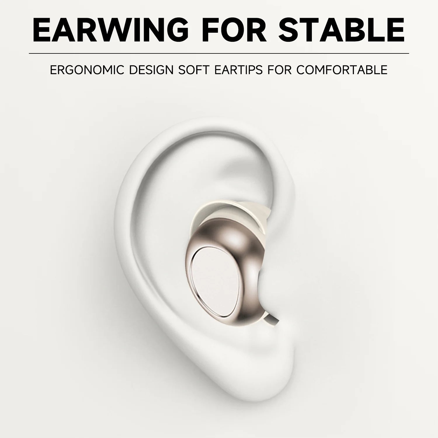 Sleep Earbuds, Bluetooth 5.4 Headphones, Ultra-Mini Wireless Earbuds for Side Sleepers, Hi-Fi Stereo 3D Bass Noise Cancelling Wireless Headphones, 53H Playtime with IP7 Waterproof LED Ear Buds, USB C