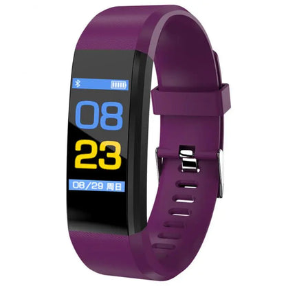 Waterproof Smart Wristwatch with Bluetooth Wireless Connectivity, Phone Notifications, Heart Rate & Blood Pressure Monitoring, Fitness Tracker Remote Control Smart Band for Men Women Summer Vibes Wearable