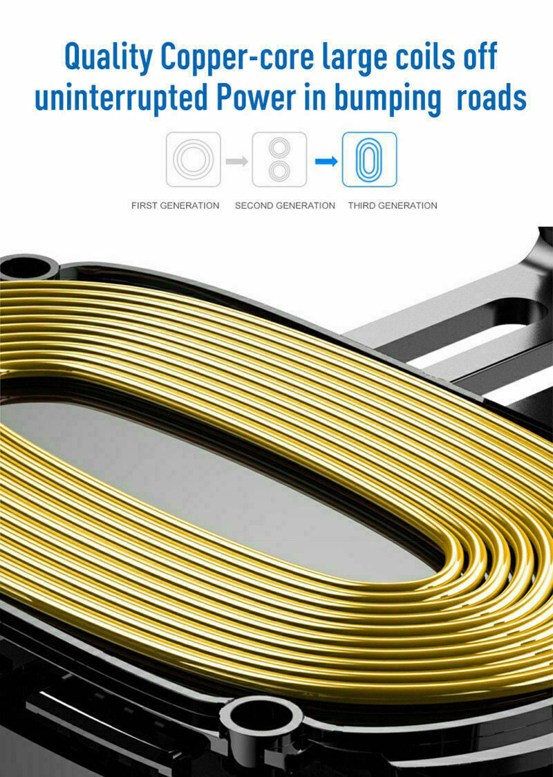 30W Fast Car Wireless Charger 2 in 1 Clamping Phone Holder Mount for Samsung